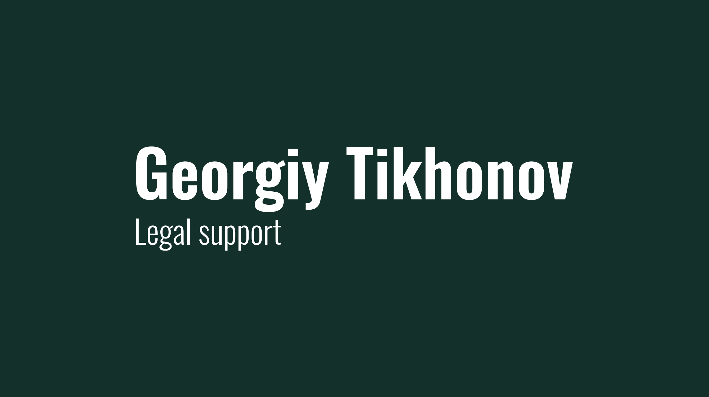 tikhonov.law